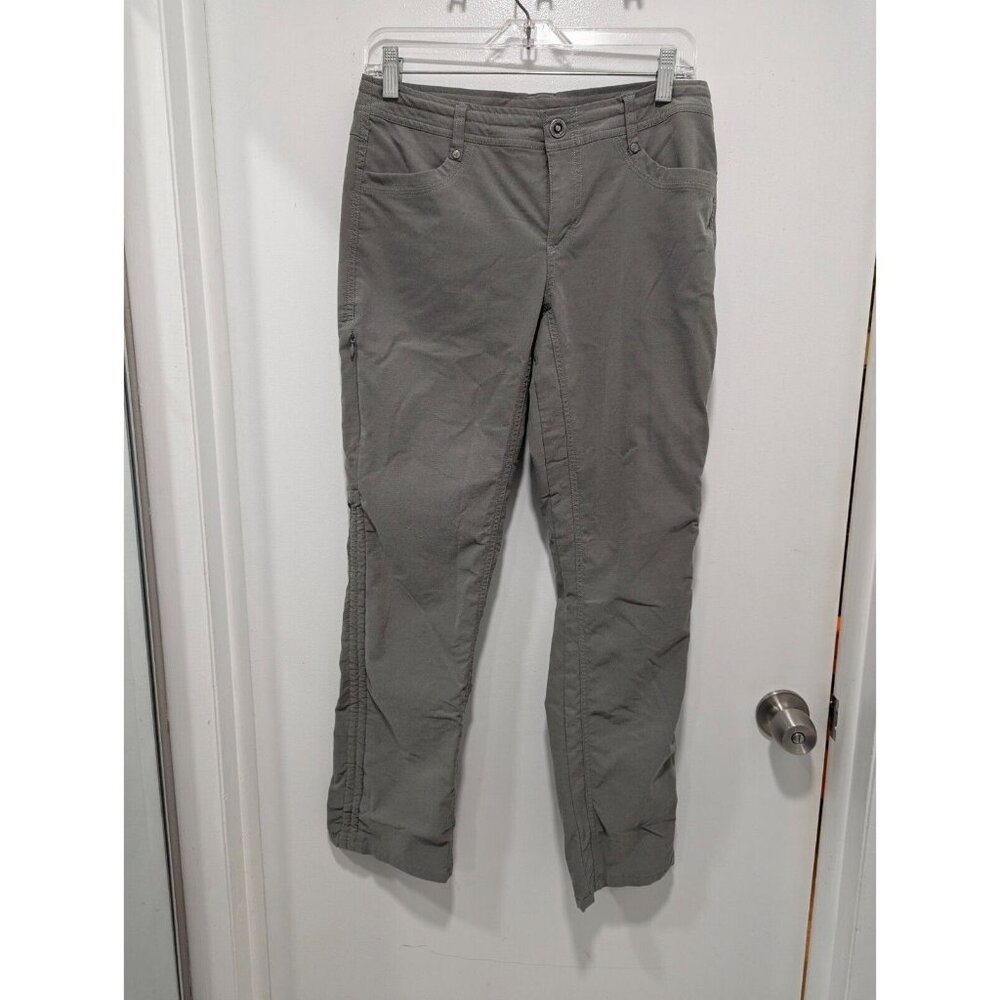 KUHL TREKR Pants Straight 6235 Women’s Size 8 Short Outdoor Hiking Side Cinch-Up